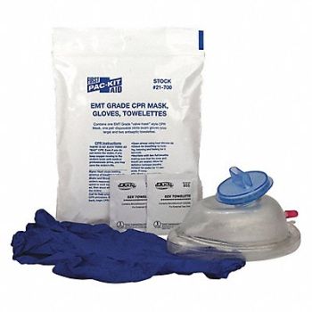 FIRST AID ONLY CPR Faceshield Disposable, 39P014