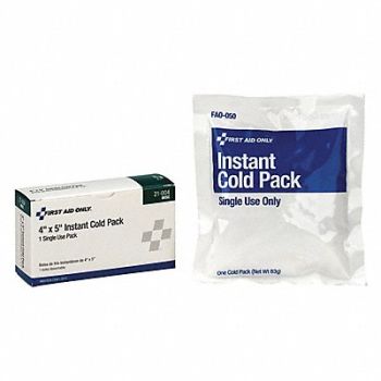 FIRST AID ONLY Instant Cold Pack White 4 Lx5 W Plastic, 39P018