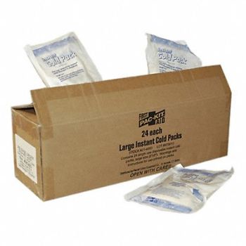 FIRST AID ONLY Instant Cold Pack White 9 x 6, 39P021