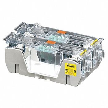 BUSSMANN Fuse Block 101 to 200A R 2 Pole, 39P350