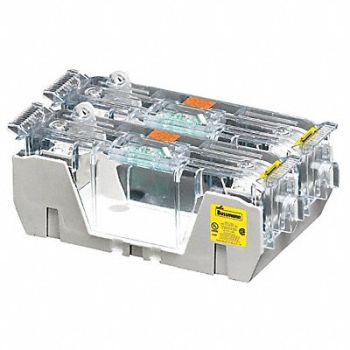 BUSSMANN Fuse Block 201 to 400A R 2 Pole, 39P353