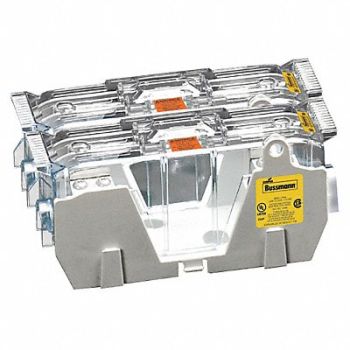 BUSSMANN Fuse Block 61 to 100A J 2 Pole, 39P399