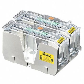 BUSSMANN Fuse Block 201 to 400A J 2 Pole, 39P406