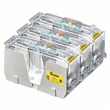 BUSSMANN Fuse Block 201 to 400A J 3 Pole, 39P407