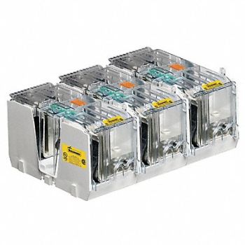 BUSSMANN Fuse Block 401 to 600A J 3 Pole, 39P410