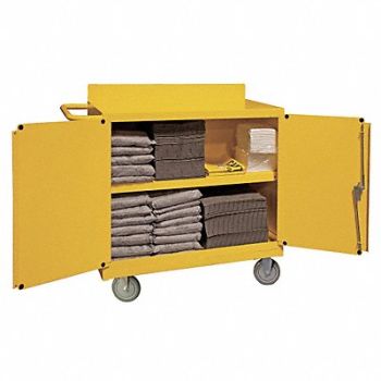 DURHAM MFG Spill Response Cart Steel 24 W 18 D, 39P488