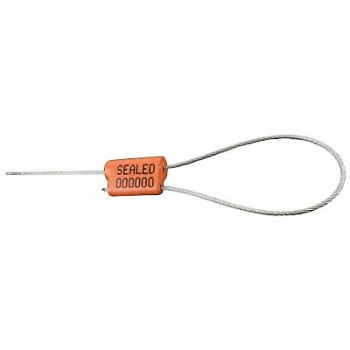 TYDENBROOKS 1/16 Cable Seals Orange PK 250, 39R474