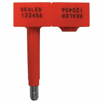 TYDENBROOKS Bolt Seals Red Plastic PK200, 39R486