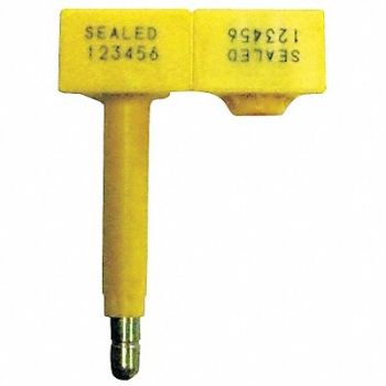 TYDENBROOKS Bolt Seals Yellow Plastic PK200, 39R487
