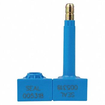 TYDENBROOKS Bolt Seals Blue Plastic PK200, 39R488