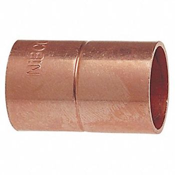 NIBCO Coupling with Stop Wrot Copper 2 CxC, 39R516