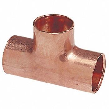 NIBCO Reducing Tee Wrot Copper 3/8 x1/8 x3/8, 39R763