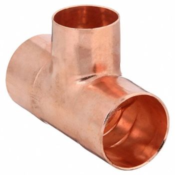 NIBCO Reducing Tee Wrot Copper 3/8 x3/8 x5/16, 39R744
