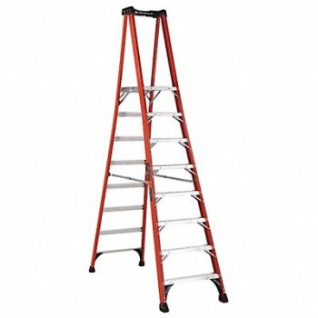 LOUISVILLE Platform Stepladder 7 ft 7 FGL 375 lb., 39RL16