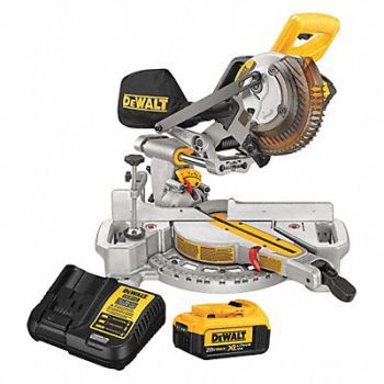 DEWALT Cordless Miter Saw Kit 3750 RPM 20.0VDC, 39RW25