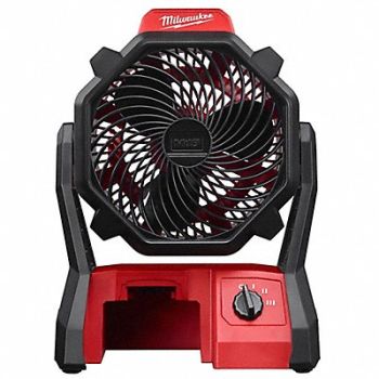 MILWAUKEE CordlessJobsiteFan M18REDLITHIUMBattery, 39RY16