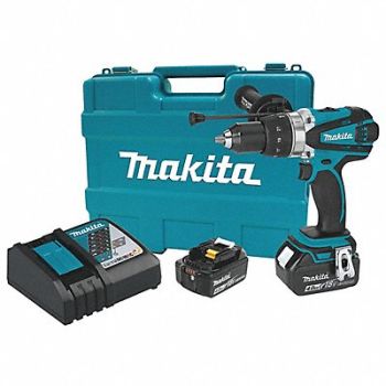 MAKITA Cordless Hammer Drill/Driver Kit 18.0V, 39RY26