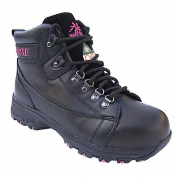 MOXIE TRADES 6 Work Boot 11 D Black Aluminum PR, 39T209