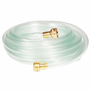 PIG Drainage Hose White/Clear 25 ft., 39UE91