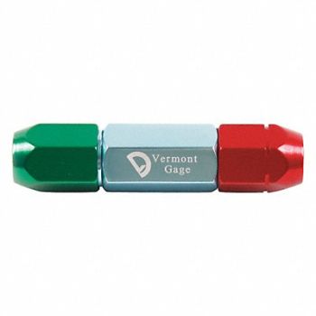 VERMONT GAGE Reversible Plug Gauge Handle Double End, 39UJ80