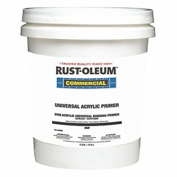 RUST-OLEUM Primer Gray Water Acrylic Copolymer 5gal, 39UL72