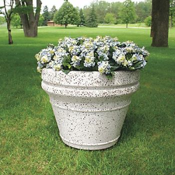 WAUSAU TILE Planter Round 36in.Lx36in.Wx29in.H, 39UM69