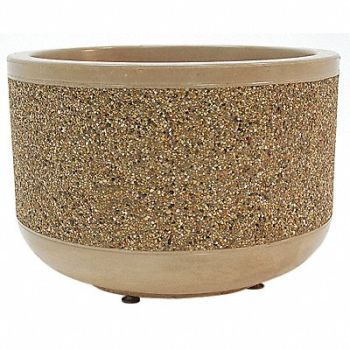 WAUSAU TILE Planter Round 36in.Lx36in.Wx24in.H, 39UM86