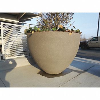 WAUSAU TILE Planter Round 48in.Lx48in.Wx36in.H, 39UM99