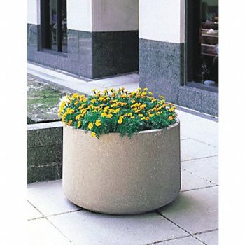 WAUSAU TILE Planter Round 48in.Lx48in.Wx36in.H, 39UN02