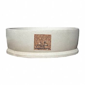 WAUSAU TILE Planter Round 72in.Lx72in.Wx24in.H, 39UN09
