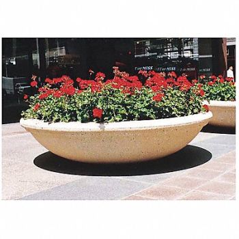 WAUSAU TILE Planter Round 72in.Lx72in.Wx18in.H, 39UN17