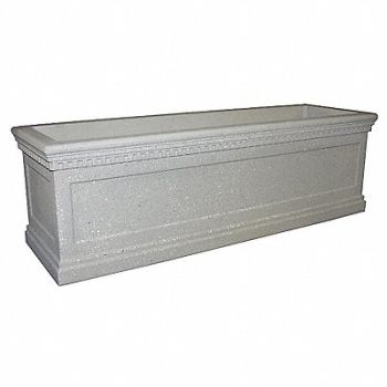 WAUSAU TILE Planter Rectangle 96in.Lx30in.Wx30in.H, 39UN34