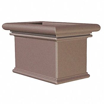 WAUSAU TILE Planter Rectangle 36in.Lx22in.Wx24in.H, 39UN42
