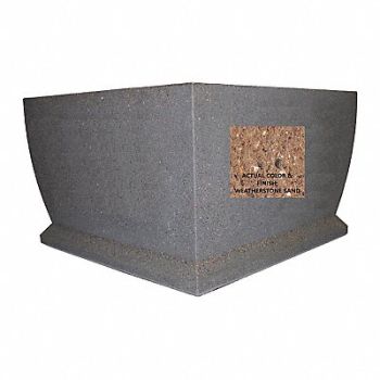 WAUSAU TILE Planter Square 48in.Lx30in.Wx30in.H, 39UN49