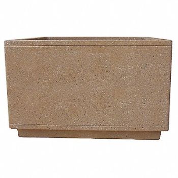 WAUSAU TILE Planter Square 60in.Lx60in.Wx36in.H, 39UN50