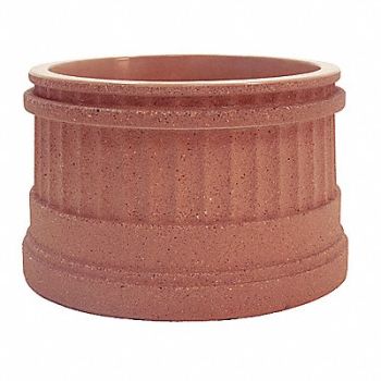 WAUSAU TILE Planter Round 36in.Lx36in.Wx24in.H, 39UN63
