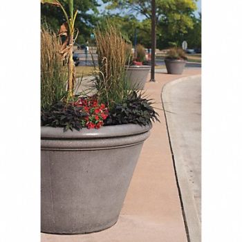WAUSAU TILE Planter Round 36in.Lx36in.Wx24in.H, 39UN82