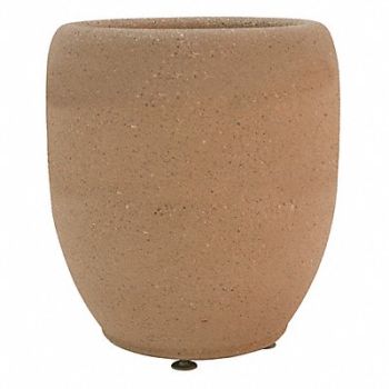 WAUSAU TILE Planter Round 18in.Lx18in.Wx25in.H, 39UN90