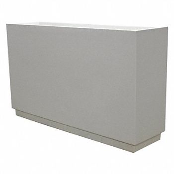 WAUSAU TILE Planter Rectangle 60in.Lx16in.Wx36in.H, 39UN97