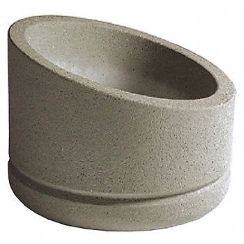 WAUSAU TILE Planter Round 24in.Lx24in.Wx18in.H, 39UP03