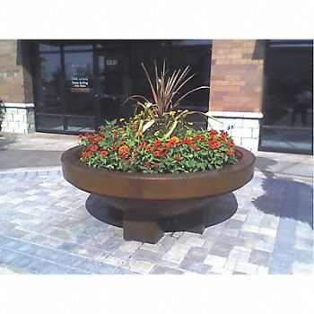 WAUSAU TILE Planter Round 48in.Lx48in.Wx18in.H, 39UP04