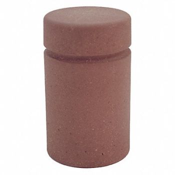WAUSAU TILE Bollard Round 18in.Lx18in.Wx30in.H, 39UP48