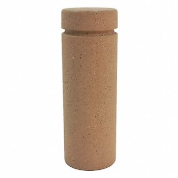 WAUSAU TILE Bollard Round 18in.Lx18in.Wx52in.H, 39UP51
