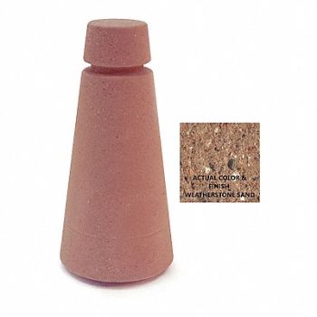 WAUSAU TILE Bollard Round 9in.Lx18in.Wx38in.H, 39UP89