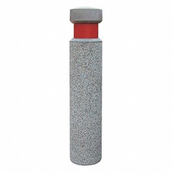 WAUSAU TILE Bollard Round 12in.Lx12in.Wx60in.H, 39UP95