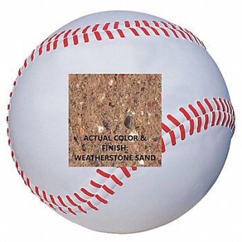 WAUSAU TILE Bollard Baseball 24in.Lx24in.Wx24in.H, 39UR12