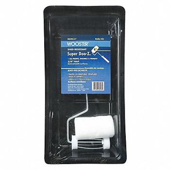 WOOSTER Trim Paint Roller Kit 4 L 3/8 Nap, 39UU01