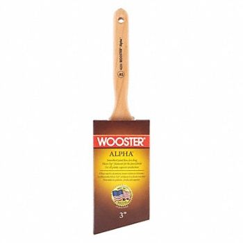 WOOSTER Paint Brush 3 in Angle Sash Synthetic, 39UU26