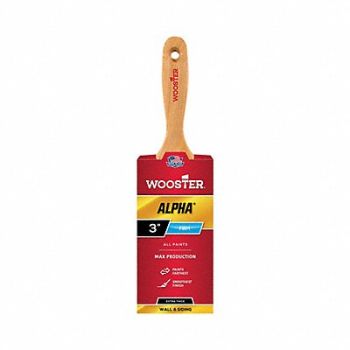 WOOSTER Paint Brush 3 in Wall Synthetic Firm, 39UU61
