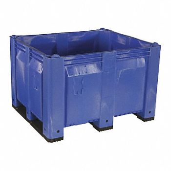 DECADE PRODUCTS J2329 Bulk Container Blue Solid 40 in, 39UV17